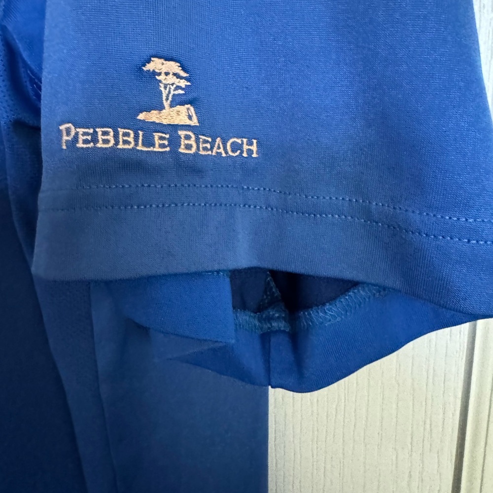Royal blue polo shirt
